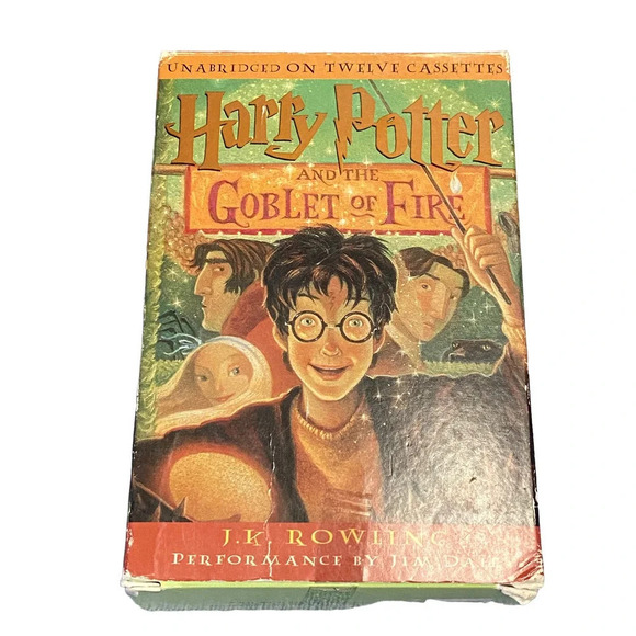 Harry Potter Other - Pre-Owned Harry Potter and The Goblet of Fire 12 Cassette Tapes 20 Hours Audio